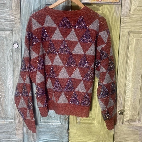 𝅺christmas Sweater 🌟 Sparkly 🌟 Large​ - Picture 6 of 6